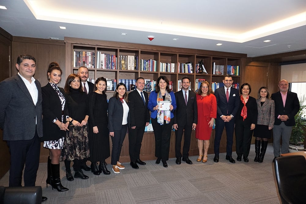 Staj Eğitim Merkezi Yürütme Kurulu Baro Başkanımız Av. Filiz Saraç’ı Ziyaret Etti - 5