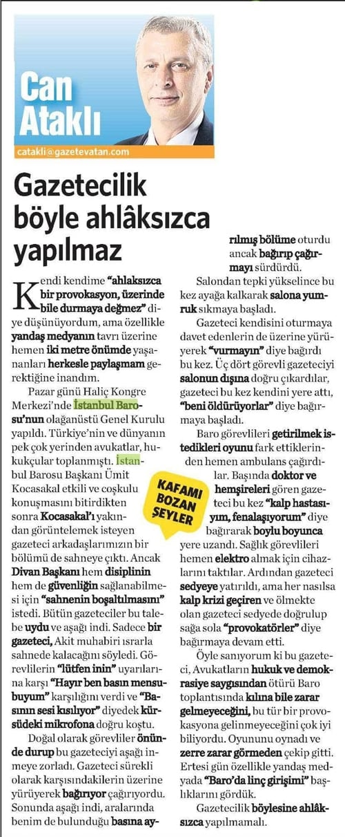 Gazetecilik Böyle Ahlaksızca Yapılmaz - 1