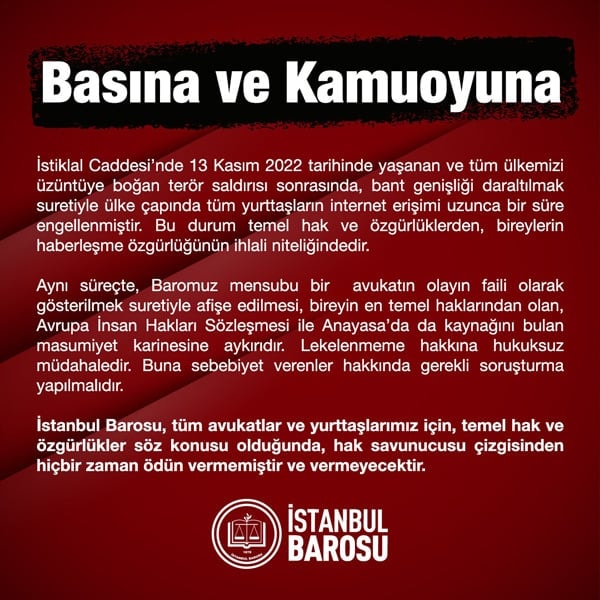 Basına ve Kamuoyuna