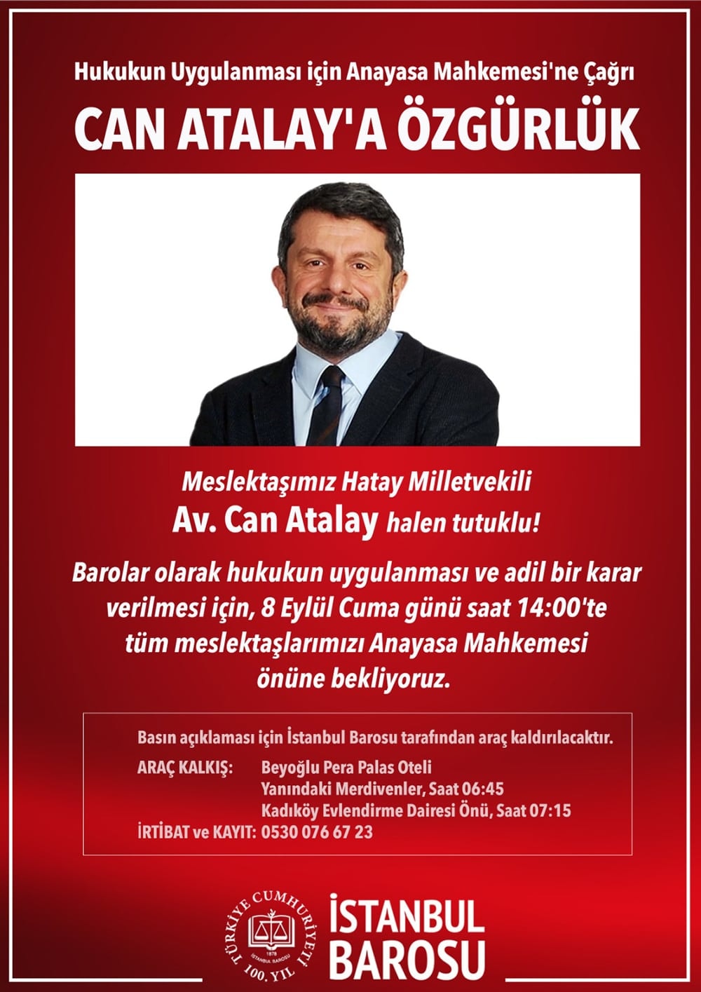 Can Atalay'a Özgürlük