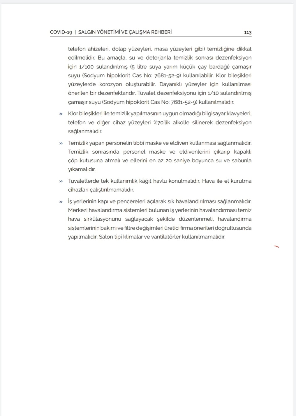 Ofis ve Büro Sisteminde Faaliyet Gösteren Tüm İşletmelerde Alınması Gereken Önlemler - 3