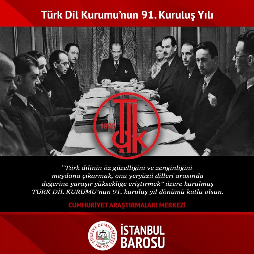 Türk Dil Kurumu'nun 91. Kuruluş Yıl Dönümü