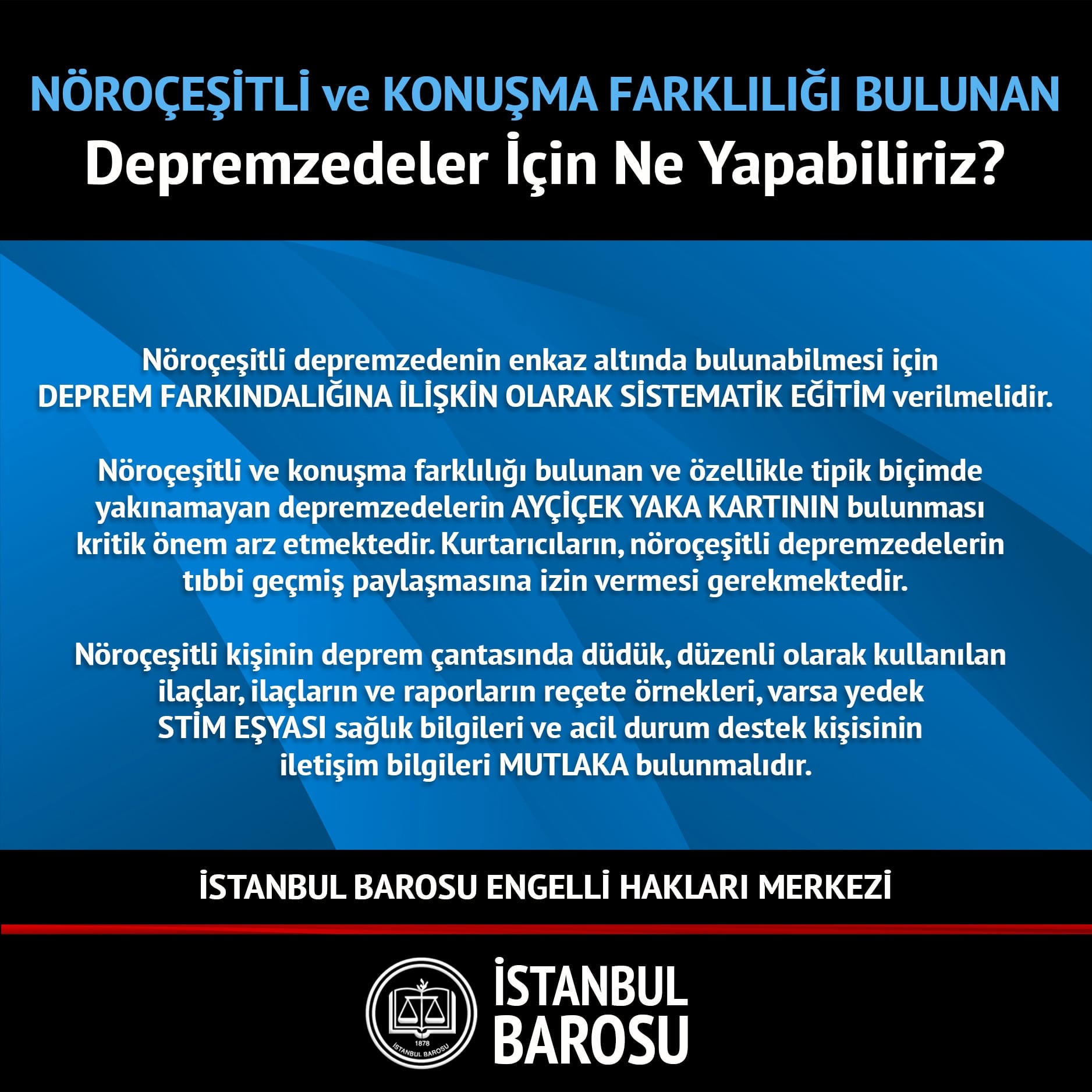 Engelli Depremzedeler İçin Ne Yapabiliriz? - 5