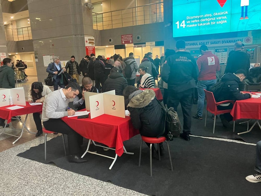 Baromuzun Girişimiyle Çağlayan Adliyesi’nde Kan Bağış Noktası Kuruldu - 4