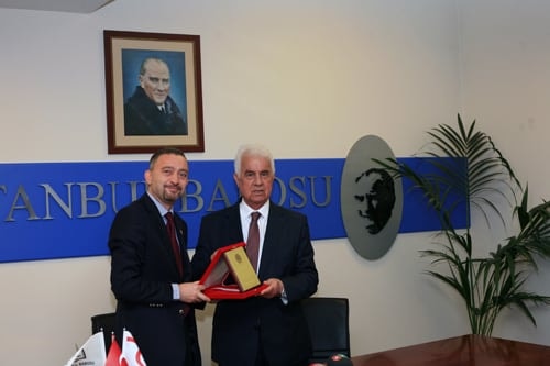 Kktc Cumhurbaşkanı Eroğlu İstanbul 
Barosunu Ziyaret Etti - 18