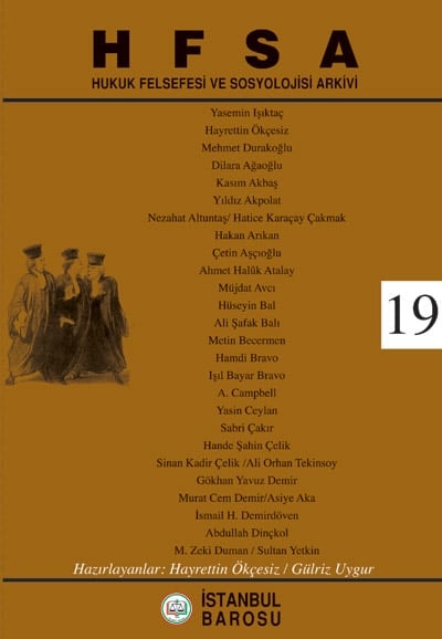 Hukuk Felsefesi Ve Sosyolojisi Arkivi’Nin Dört Yeni Sayısı Çıktı - 1