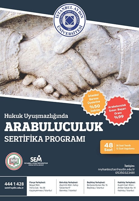 Hukuk Uyuşmazlığında Arabuluculuk Sertifika Programı