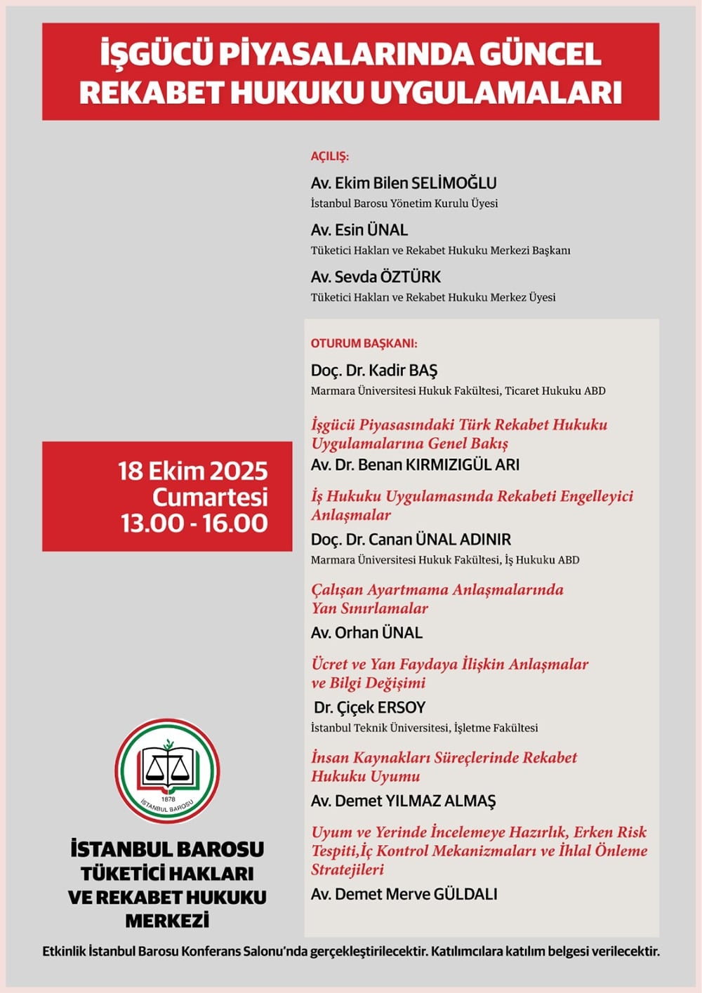 İşgücü Piyasalarında Güncel Rekabet Hukuku Uygulamaları