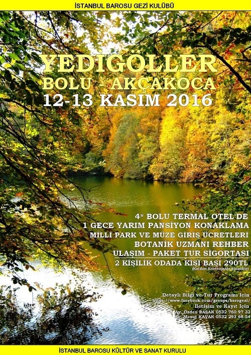 Yedigöller - Bolu - Akçakoca Gezisi