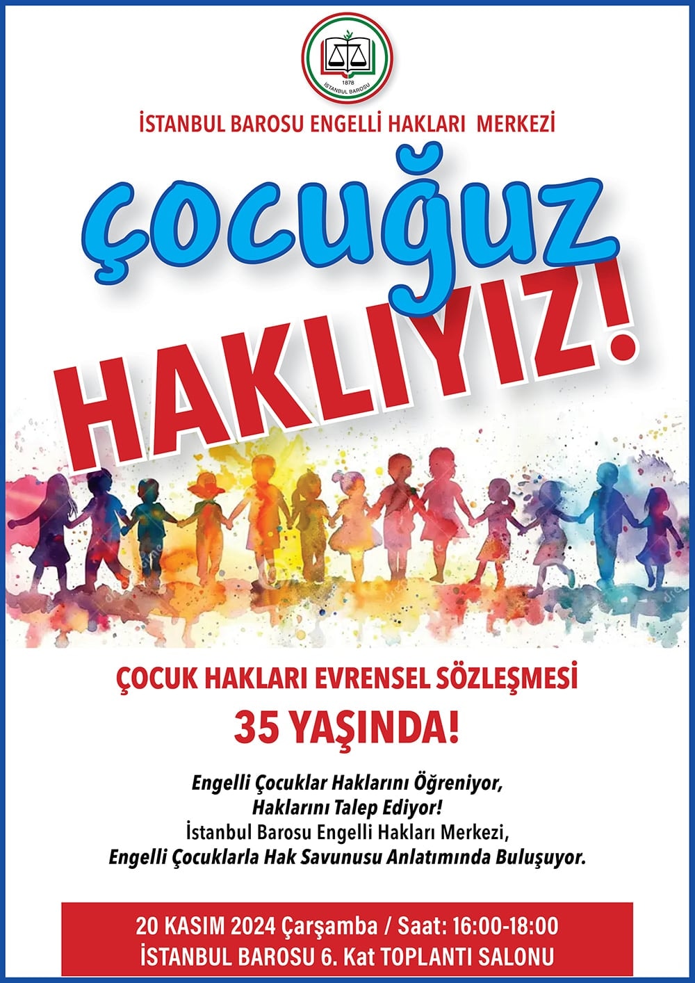 Çocuk Hakları Evrensel Sözleşmesi 35 Yaşında!