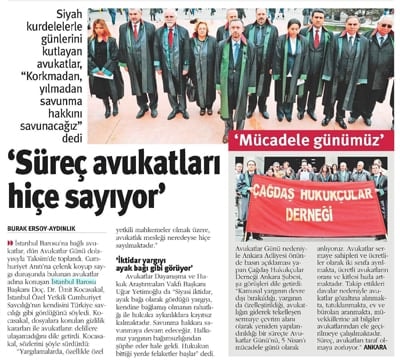 İstanbul Barosu'nun Protestosu Kamuoyunda Geniş Yankı Yarattı - 6