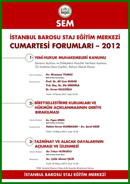 Cumartesi Forumları Devam Ediyor - 1