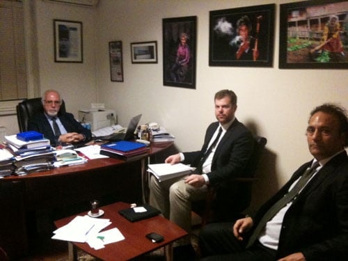 Uluslararası Avukatlar Birliği Temsilcisi Baromuzu Ziyaret Etti

 - 2