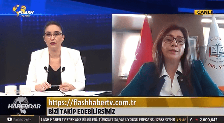 İstanbul Barosu Başkanı Av. Filiz Saraç, Flash TV'de Gündemi Değerlendirdi