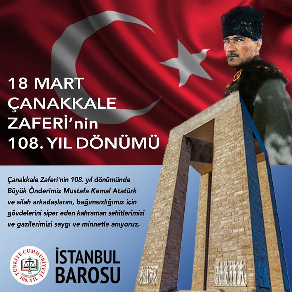 18 Mart Çanakkale Zaferi'nin 108. Yıl Dönümü