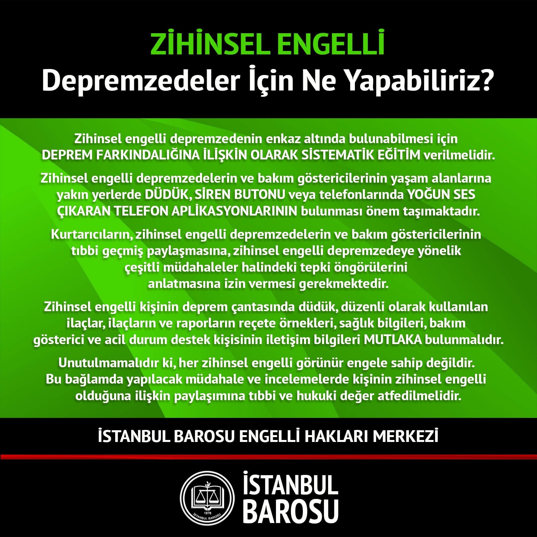 Engelli Depremzedeler İçin Ne Yapabiliriz? - 4