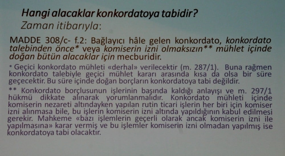 Konkordato ve Elektronik Tebligat - 56