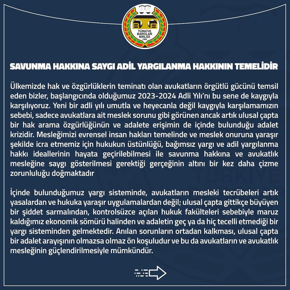 Savunma Hakkına Saygı Adil Yargılanma Hakkının Temelidir - 2