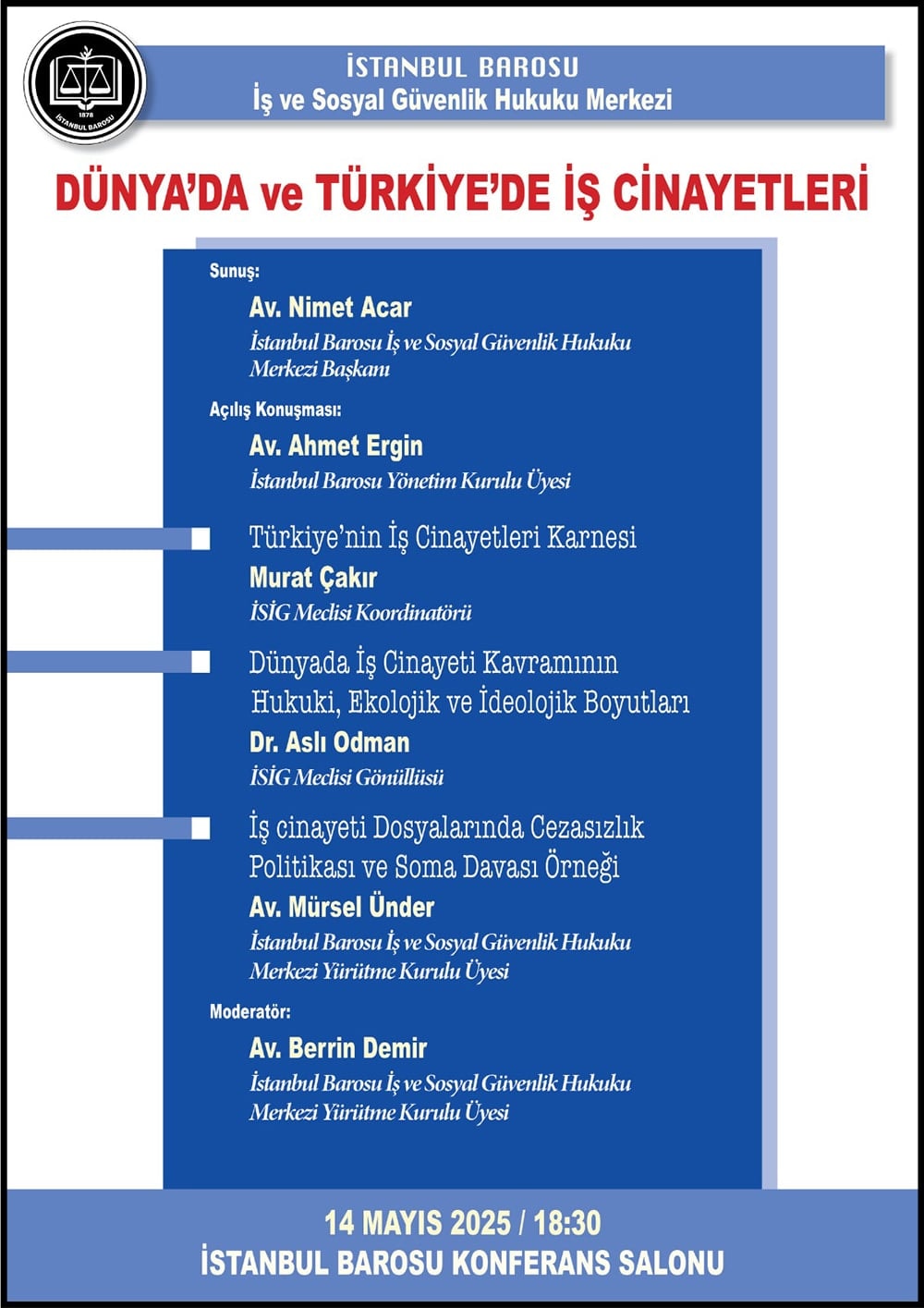 Dünya'da ve Türkiye'de İş Cinayetleri