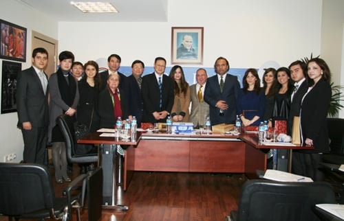 Çin Halk Cumhuriyeti  Shanghai Kentinden Hukukçular Baromuzu Ziyaret Ettiler
 - 11