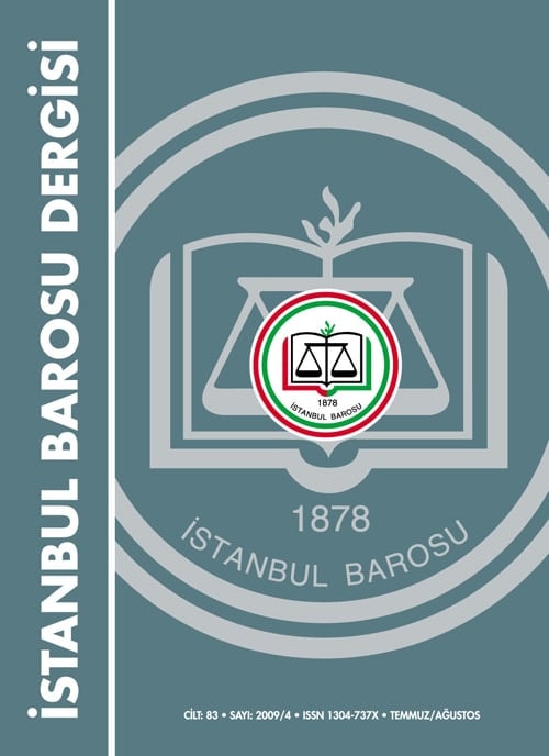 İstanbul Barosu Dergisinin Temmuz - Ağustos Sayısı Çıktı - 1