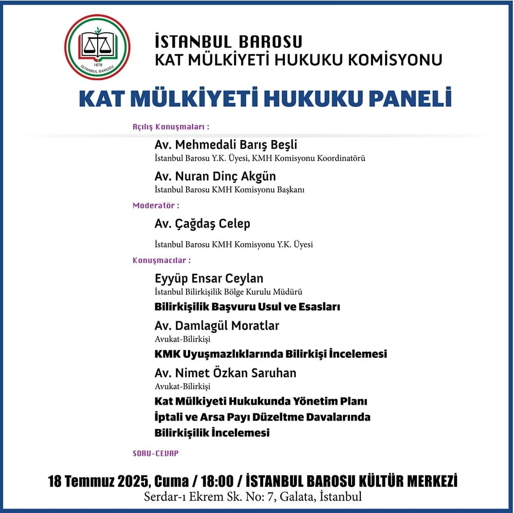 Kat Mülkiyeti Hukuku Paneli