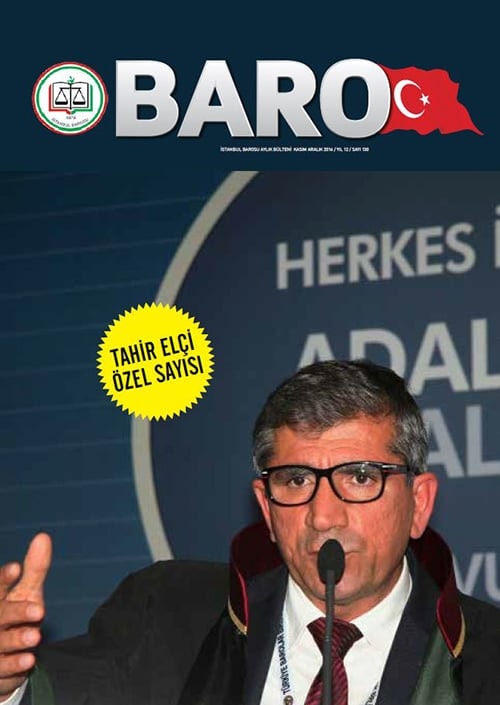 Baro Bülteni ‘Tahir Elçi Özel Sayısı’ Olarak Çıktı
