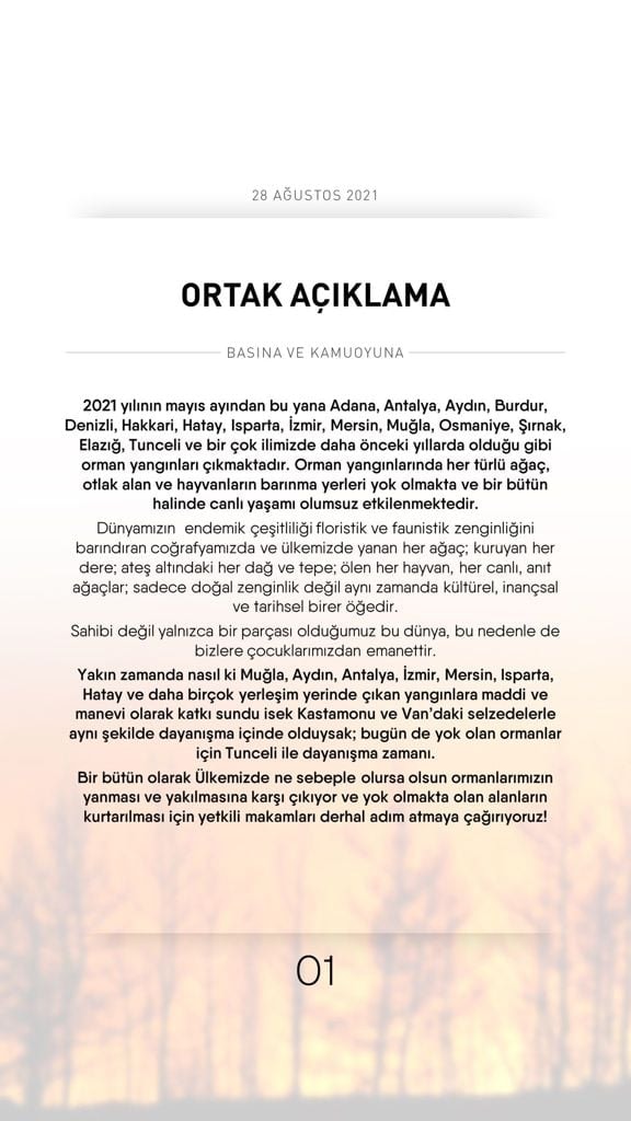 Basına ve Kamuoyuna - 1