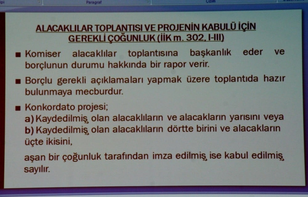 Konkordato ve Elektronik Tebligat - 42