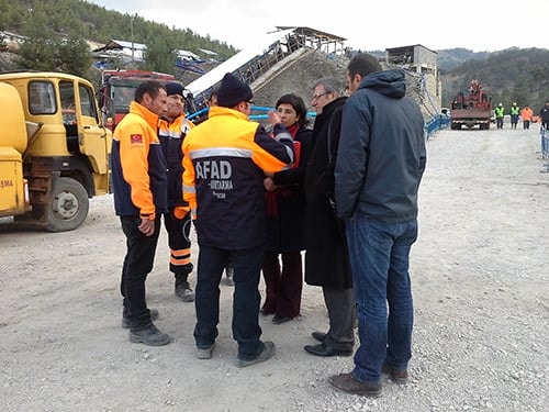 İstanbul Barosu İş Ve Sosyal Güvenlik Hukuku Komisyonu Ermenek’Te 18 İşçinin Mahsur Kaldığı Maden Bölgesine Gitti!

