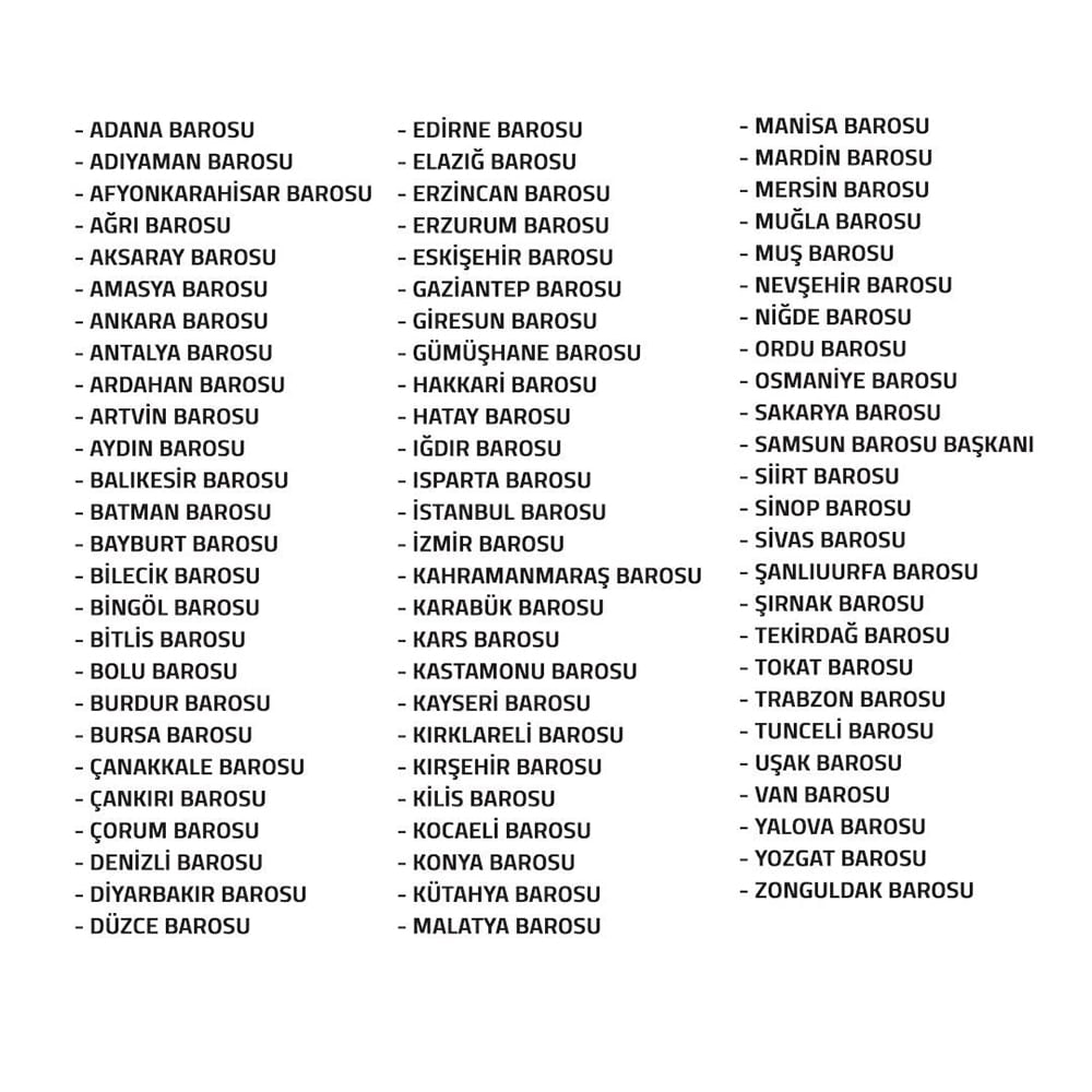 Barolardan Ortak Açıklama: Barışçıl Protesto Hakkı Yargı Tehdidine Maruz Kalmamalı - 2