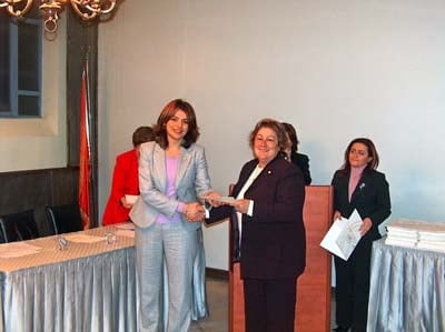 Baro Meclisinden “Teşekkür Belgesi”