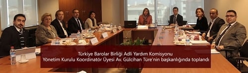 Türkiye Barolar Birliği Adli Yardım Komisyonu Toplandı
