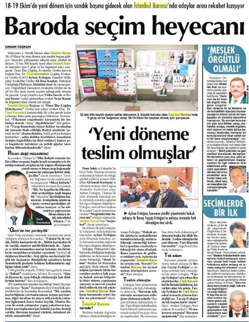 Ümit Kocasakal İstanbul Barosu Başkanlığına Yeniden Seçildi 

 - 411