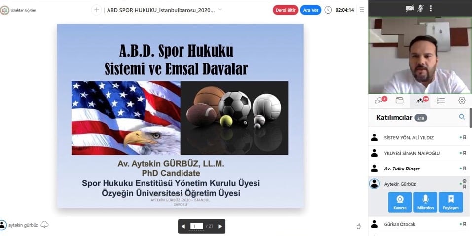 Spor Hukuku Sertifika Programı - 4