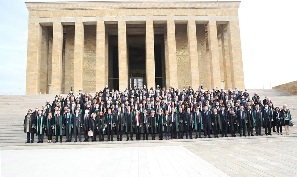Türkiye Barolar Birliği’nin Yeni Yönetimi Ata’nın Huzurunda