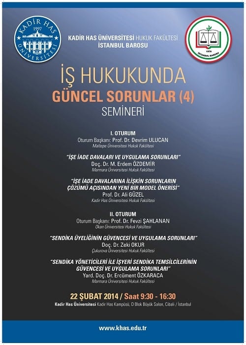 İş Hukukunda Güncel Sorunlar Semineri 