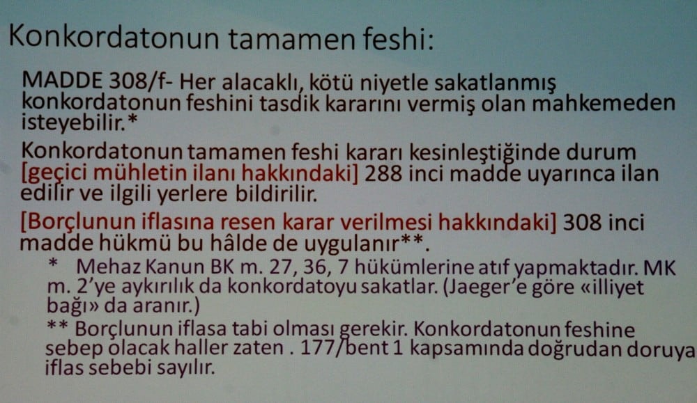 Konkordato ve Elektronik Tebligat - 67