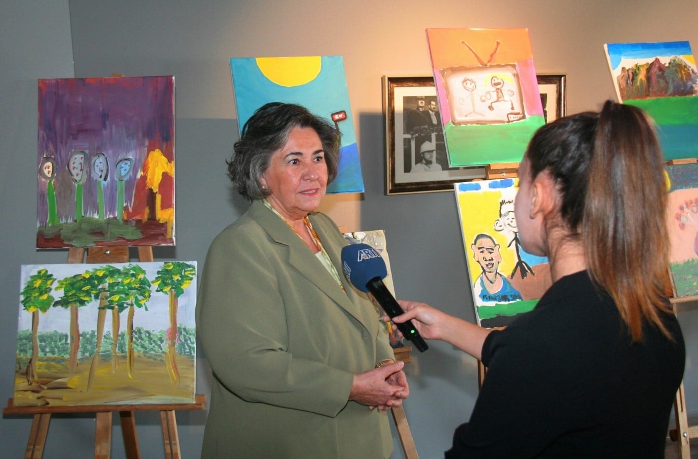 Tutukevindeki Çocukların Yaptıkları Resimler Sergilendi - 10