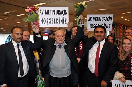 Beraat Eden Meslektaşlarımız Ergil ve Uracin Yurda Döndü