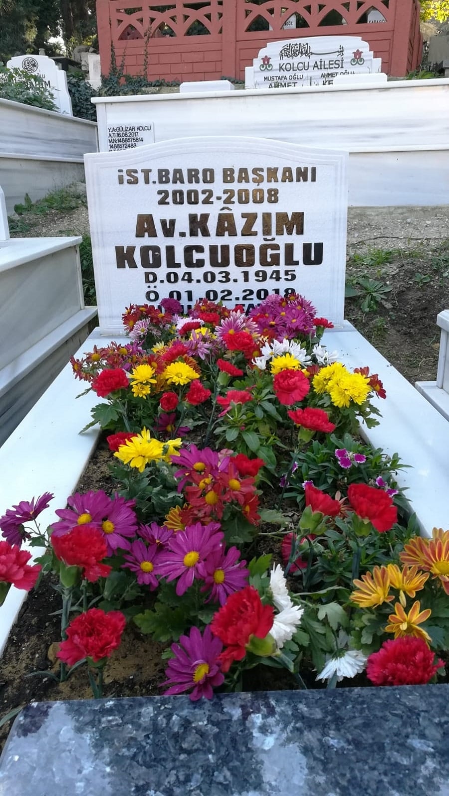 Önceki Dönem Baro Başkanımız Avukat Kazım Kolcuoğlu, Kabri Başında Anıldı  - 3