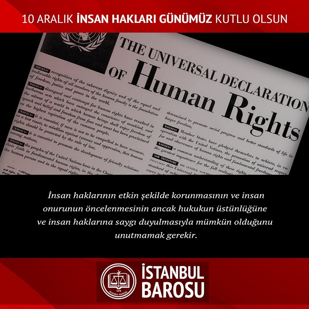 10 Aralık İnsan Hakları Günü