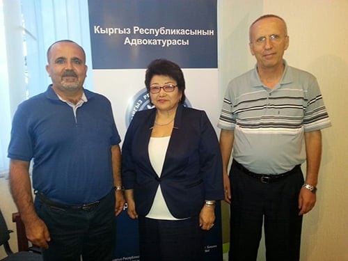 İstanbul Barosu Genel Sekreteri Av. Özbek Kırgizistan Barolar Birliğini Ziyaret Etti