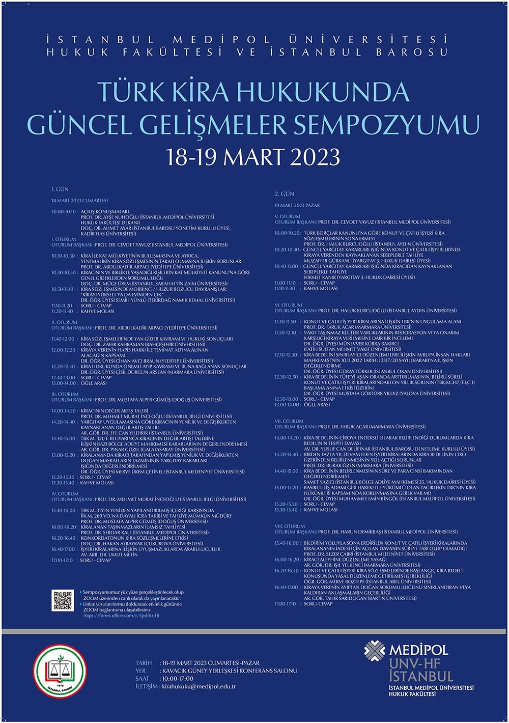 Türk Kira Hukukunda Güncel Gelişmeler Sempozyumu