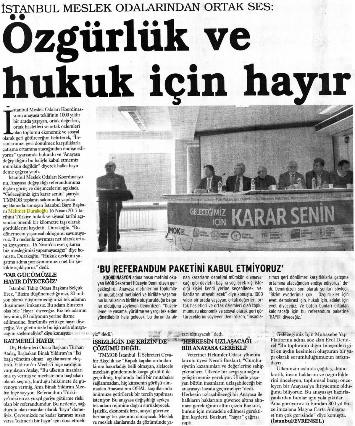 Referandum Sürecinde İstanbul Barosu - 25