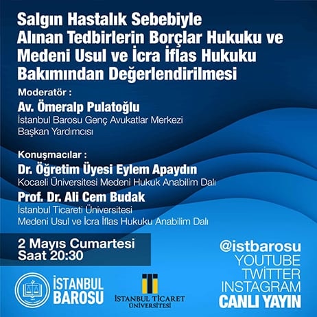 Salgın Hastalık Sebebiyle Alınann Tedbirlerin Borçlar Hukuku ile Medeni Usul ve İcra İflas Hukuku Yönünden Değerlendirilmesi