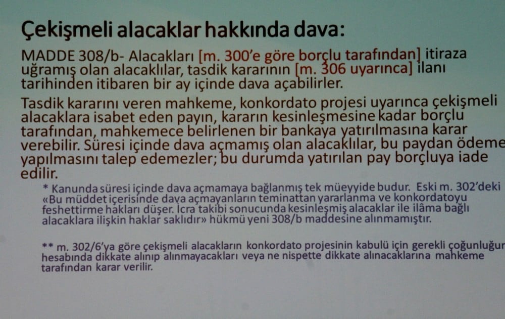 Konkordato ve Elektronik Tebligat - 62