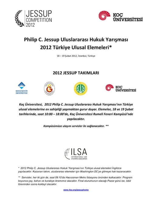 Uluslararası Hukuk Yarışması
 - 1