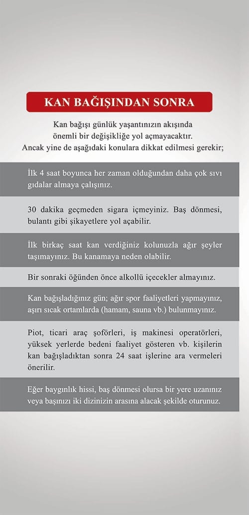 Kan Bağışı Kampanyasını Destekliyoruz

 - 3