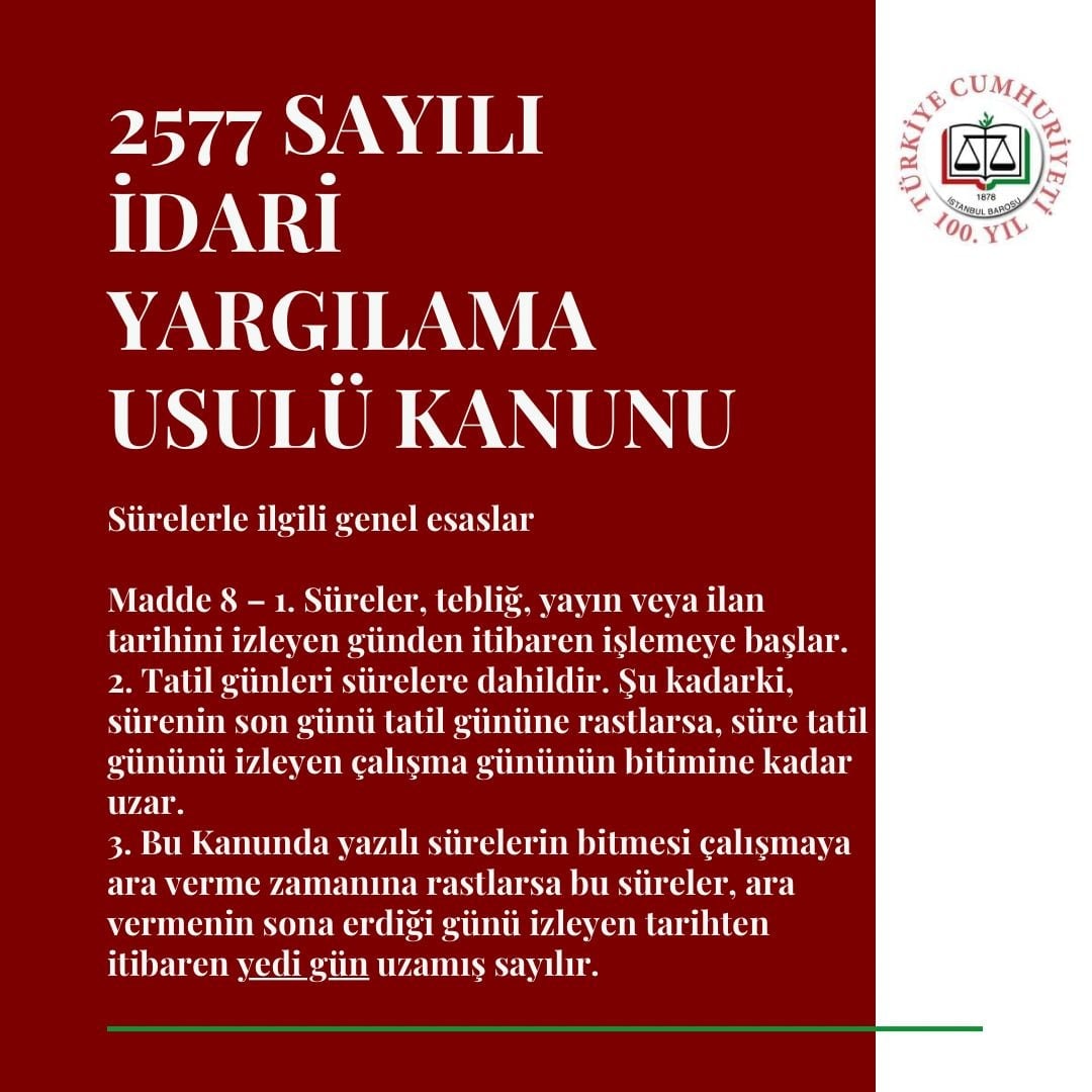 Adli Tatilde Dava ve İşlerin Durumu - 5